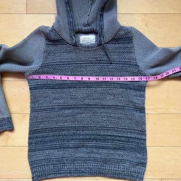 Natural Reflections boho hooded sweater Size Small - Picture 9 of 10